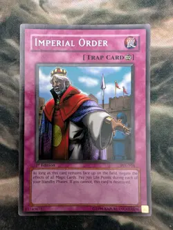 Imperial Order PSV-104 1st EDITION Pharaoh's Servant Holo YUGIOH TCG CCG LP - Image 1