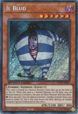 Yugioh! LP Il Blud - SGX3-ENI17 - Secret Rare - 1st Edition Lightly Played, Engl - Image 1