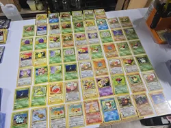 Huge Lot Of 60 Vintage Jungle Pokemon Cards Jolteon Clefable Electrode - Image 1