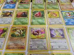 Huge Lot Of 60 Vintage Jungle Pokemon Cards Jolteon Clefable Electrode - Image 5