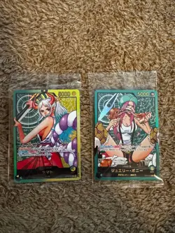 Jewelry Bonney Yamato L Gold Text Promo Lecafig WEEKLY Jump ONE PIECE Card - Image 1