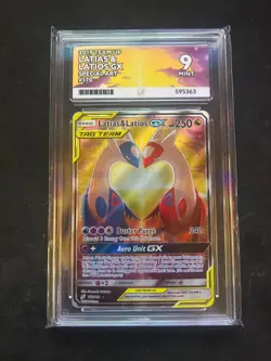 Pokemon 2019 Latias & Latios GX Team Up 170/181 Alternative Art Ace 9 Mint Card - Image 1