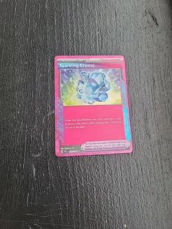Pokemon Stellar Crown Sparkling Crystal Ace Spec Trainer Card Holo Rare 142/142 - Image 1