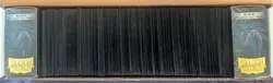 1,000 Black Matte Dragon Shield Sleeves Standard Card Size Used - Image 2