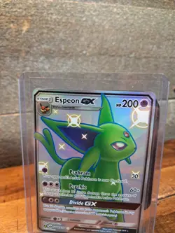 Espeon GX SV60/SV94 Pokemon TCG Hidden Fates Shiny Vault Holo Card NM Condition - Image 2