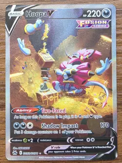 Hoopa V GG53/GG70 Crown Zenith Galarian Gallery NM Holo Full Art Pokemon Card - Image 1