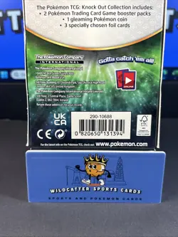 Pokemon 2017 Knock Out Collection Box Tyranitar Factory Sealed 2 Booster Packs - Image 4