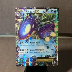 Pokemon TCG Kyogre EX 54/160 Primal Clash XY Ultra Rare Card Full Art - Image 1