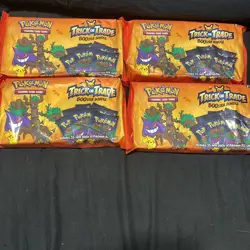 Lot of 4x Pokemon Trick or Trade BOOster Bundle 2024 (140 packs, 3 cards/pack) - Image 1