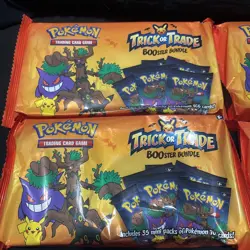 Lot of 4x Pokemon Trick or Trade BOOster Bundle 2024 (140 packs, 3 cards/pack) - Image 2