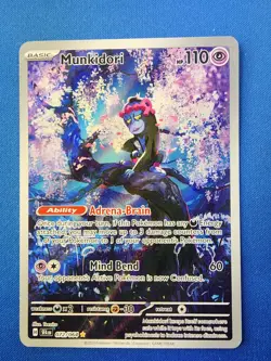 Pokemon TCG Munkidori 072/064 Shrouded Fable Holo Card NM Condition - Image 1