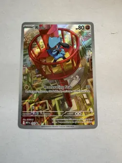 Pokemon: Riolu MEP 010 Mega Evolution ETB Black Star Promo Card NM/M - Image 1