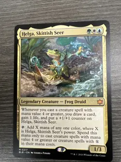 120$ of value Custom Commander Deck ~ Helga, Skittish Seer ~ 100 Card Deck - Image 1