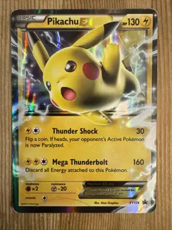 Pikachu EX - XY174 - Pokemon XY Promo Ultra Rare Card HP - Image 1