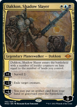 Dakkon, Shadow Slayer FOIL Modern Horizons 2 PLD Mythic Rare CARD ABUGames - Image 1