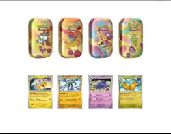 (PACK 1 & 2) Pokemon 4 Mini Tins + 4 Promo Cards - 151 SAMS CLUB (8 TINS TOTAL) - Image 2