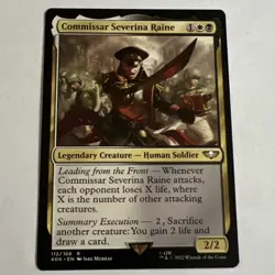MTG Commissar Severina Raine Warhammer 40,000 NM - Image 1