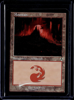Mountain - 295 - Foil - INR - NM - MTG Magic the Gathering - Image 1