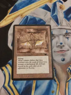 Ornithopter MTG Antiquities Common Artifact Creature Heavily Played x1 GG19 - Image 1