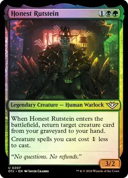 Honest Rutstein (0207) - Outlaws of Thunder Junction - Uncommon (Foil) - Image 1