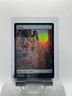 MTG, Plains FOIL 189 $3 ORDER MIN - Borderless Full Art Marvel’s Spider-Man - Image 1