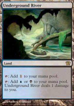 1x Underground River - Foil NM-Mint, English 9th Edition MTG Magic - Image 1