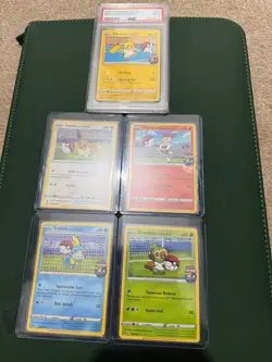 Pokemon - Futsal On The Ball Promo Full Set - Pikachu graded - Image 1