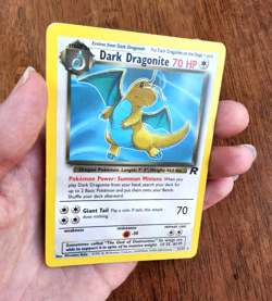 Pokemon TCG Dark Dragonite Team Rocket 22/82 rare unlimited 2000 WOTC NM - Image 3