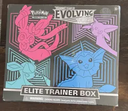 Pokemon TCG Sword & Shield Evolving Skies Elite Trainer Box - Image 1