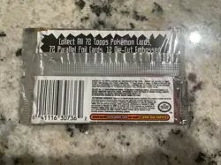 Pokemon Topps The First Movie Sealed Unopened Pack Blue Logo - Image 2