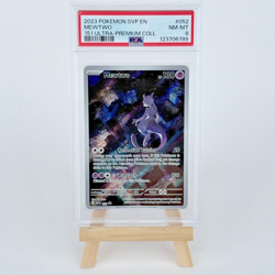 2023 Pokemon 151 SVP EN PSA 8 Mewtwo EX #052 Ultra Premium UPC Black Star Promo - Image 1