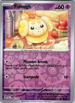 Pokemon | SV07: Stellar Crown | Fidough | 066/142 | Reverse Holo | NM - Image 1