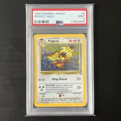 Pokemon - Jungle Set - Pidgeot - Holo - 1999 - 8/64 - PSA 9 - Mint - Image 1