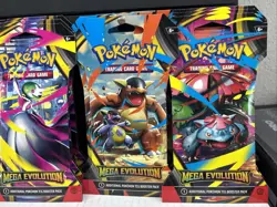 4x Pokemon TCG Mega Evolution Base Set Sleeved Packs BRAND NEW SEALED Art Set 🔥 - Image 3