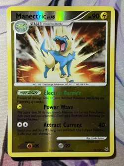 Manectric 11/127 Reverse Holo Rare Pokemon TCG Platinum Base Set NM Condition - Image 1