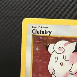 1999 Pokemon TCG Clefairy Base Set Shadowless Holo Rare 5/102 Vintage - Image 2