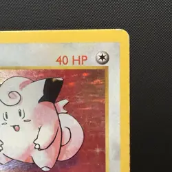 1999 Pokemon TCG Clefairy Base Set Shadowless Holo Rare 5/102 Vintage - Image 3