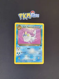 Pokemon TCG Dark Vaporeon Team Rocket 45/82 Regular LP. - Image 1