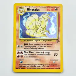 2000 Pokemon Classic Vintage - Base Set 2 Ninetales 13/130 LP-NM Holo Rare - Image 1