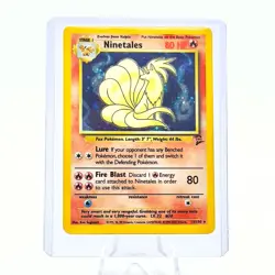 2000 Pokemon Classic Vintage - Base Set 2 Ninetales 13/130 LP-NM Holo Rare - Image 4
