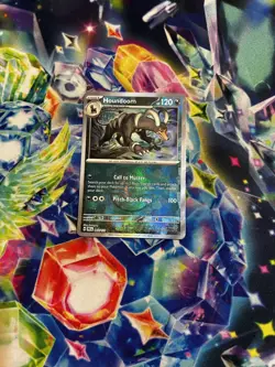 Houndoom 063/131 (Master Ball Pattern) Pokemon TCG Prismatic Evolutions Holo NM - Image 1