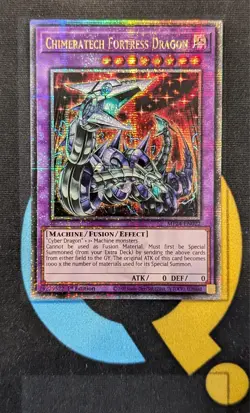 MP24-EN022 Chimeratech Fortress Dragon Quarter Century Secret Rare 1st Ed YuGiOh - Image 1