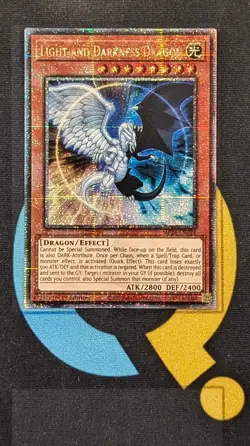 MP24-EN024 Light and Darkness Dragon Quarter Century Secret Rare 1st Ed YuGiOh - Image 1