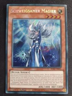 Yu-Gi-Oh! RA02-DE012 Schweigsamer Magier Secret Rare NM 1st Ed - Image 1