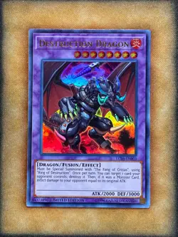 Yugioh Destruction Dragon LC06-EN003 Ultra Rare Limited Edition NM - Image 1