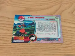 Pokemon TGC TV Animated Edition Dodrio Topps Card #85 Series 1 Pokemon Vintage - Image 4