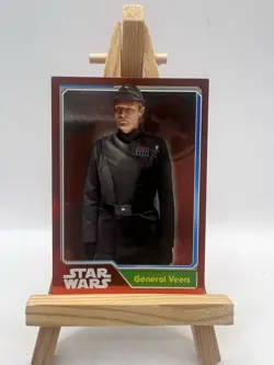 STAR WARS : General Veers #173 Topps UK Foil Trading Card THE FORCE AWAKENS - Image 1