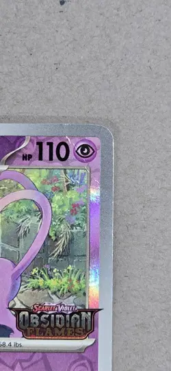 Espeon 086/197 Pokemon Obsidian Flames Stamped Promo Card Corner Bent TCG - Image 4