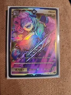 VCARD Gamersupps Rising Stars Fream 1st First Edition Holo Card #108/190 TCG - Image 2