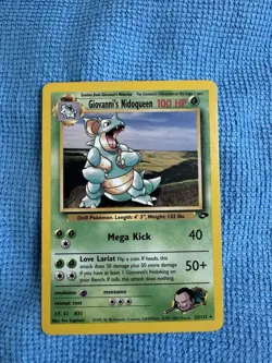Giovanni's Nidoqueen 23/132 Pokemon Card TCG 2000 Gym Challenge Non Holo - Image 1